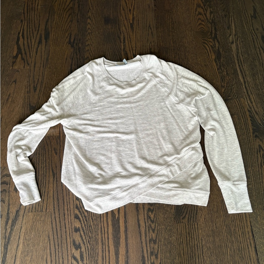 Athleta Serenity Criss Cross Sweatshirt